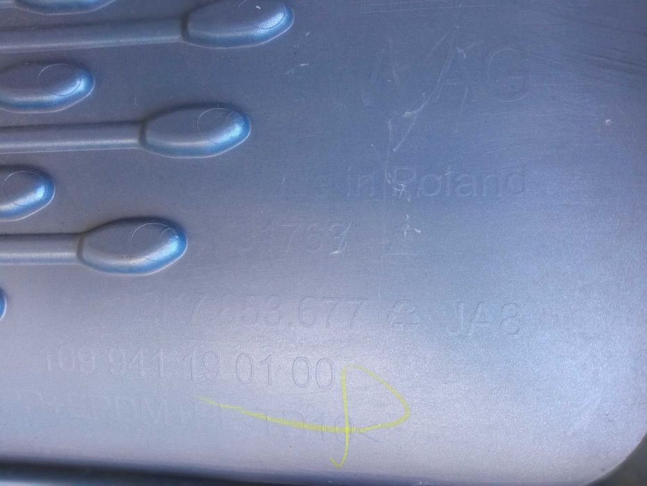 VW Caddy V 2K7 Zderzak Przedni w kolor niebieski oryginał