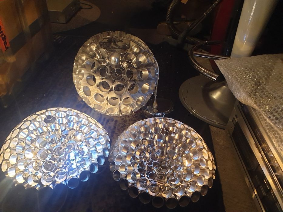 Lampa wisząca z kinkietami
