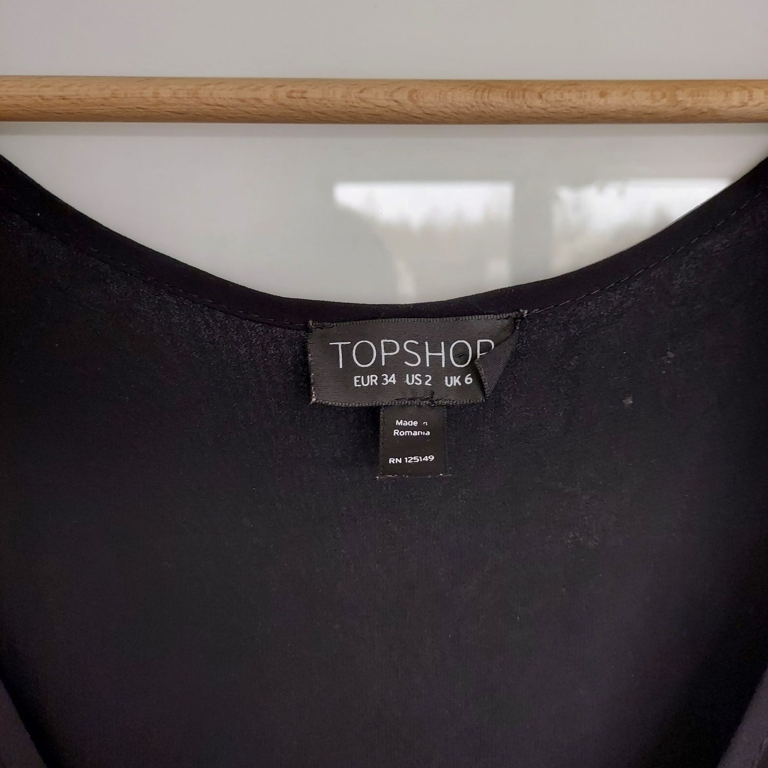 Kombinezon czarny TOPSHOP