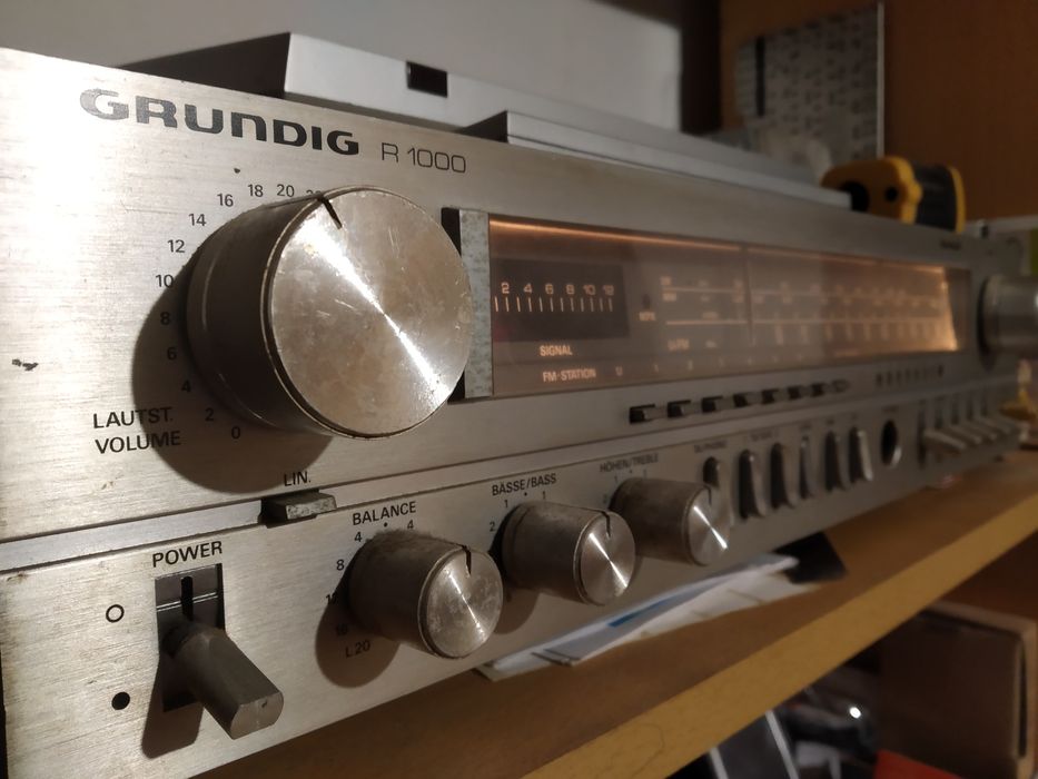 GRUNDIG R1000 amplificador e sintonizador HI-FI STEREO