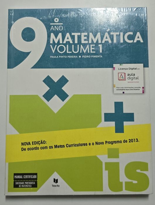 Xis9 Vol.1 e Vol.2 - Matemática - 9⁰ Ano - [NOVOS E SELADOS]
