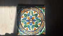 Quadra de azulejos Hispano-árabe Sec XVI