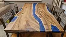 Stół żywica epoxy river 2m x 1m