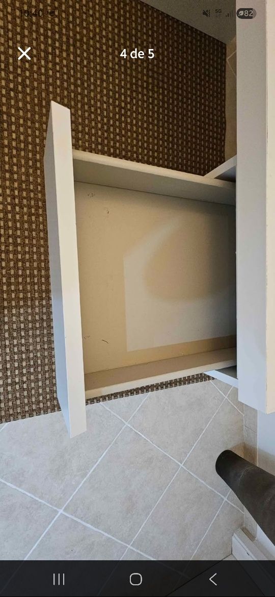 Secretária Ikea Malm 140x65cm