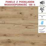 Panel podłogowy AC-5 9 mm z podkładem Ac-5, 4V Hydroclick Aqua 100 h