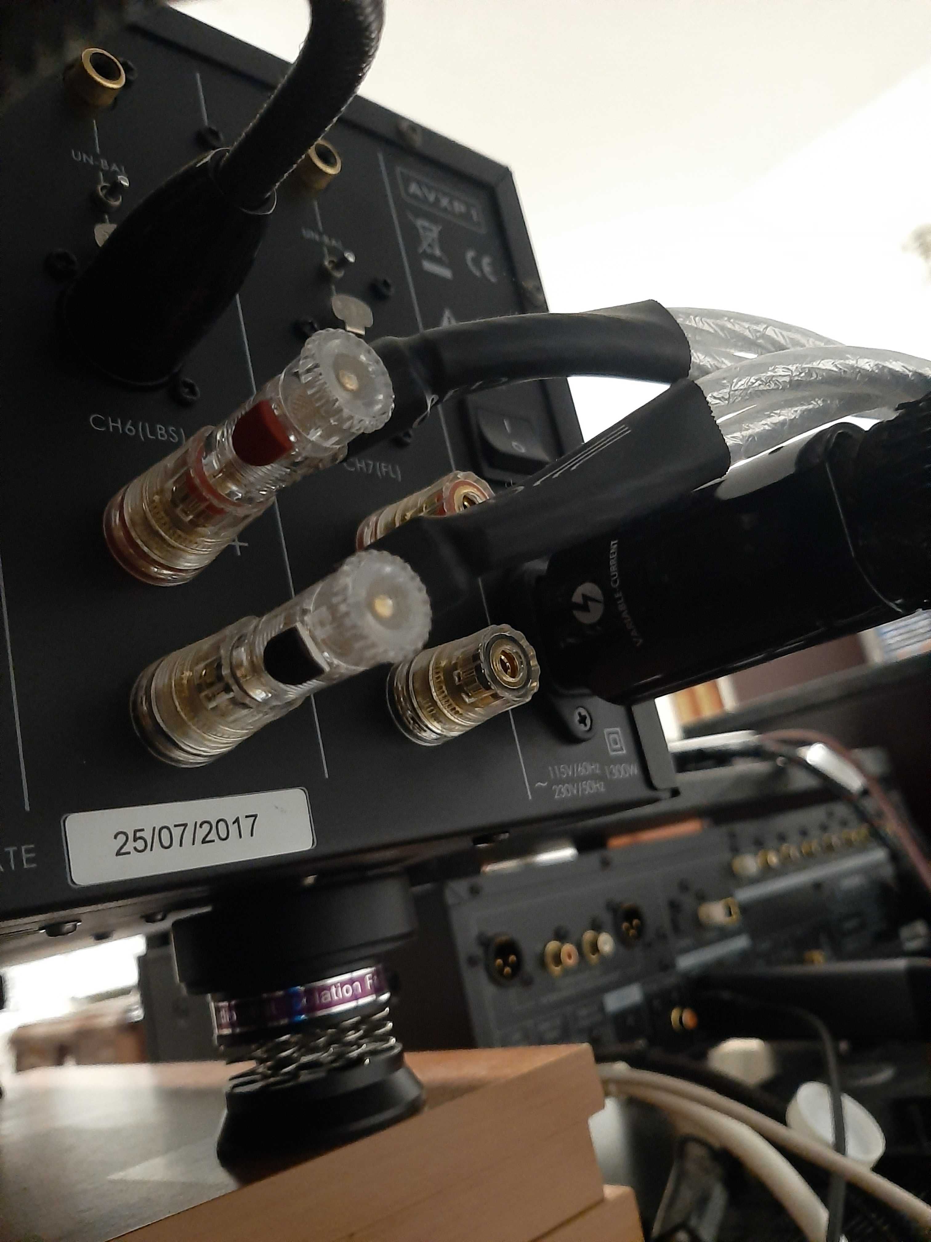 Cabo de coluna Qed Genesis e audioquest CV-1