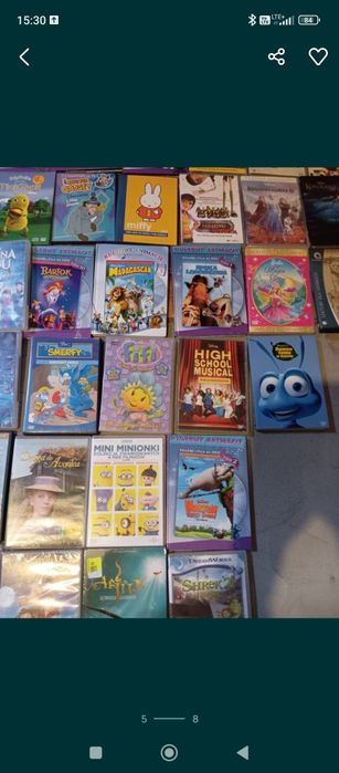 Płyty DVD filmy dla dzieci