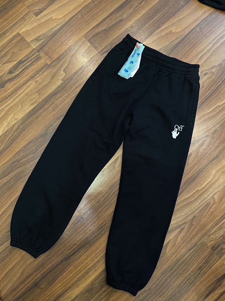 off white pants print штаны офф вайт