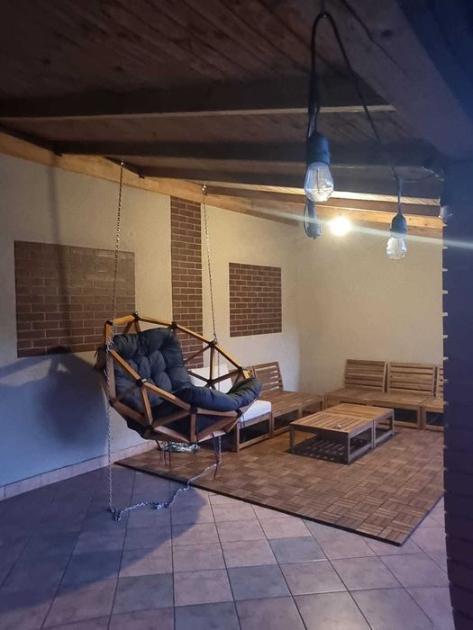 Fotel ogrodowy z drewna bukowego