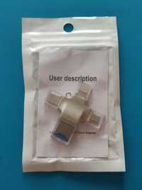 USB OTG czytnik 4w1 + 64Gb pendrive
