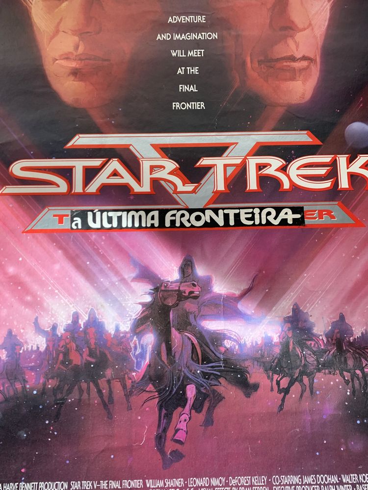 Poster cinema STAR TREK- the final frontier 1,00m x 0,70m