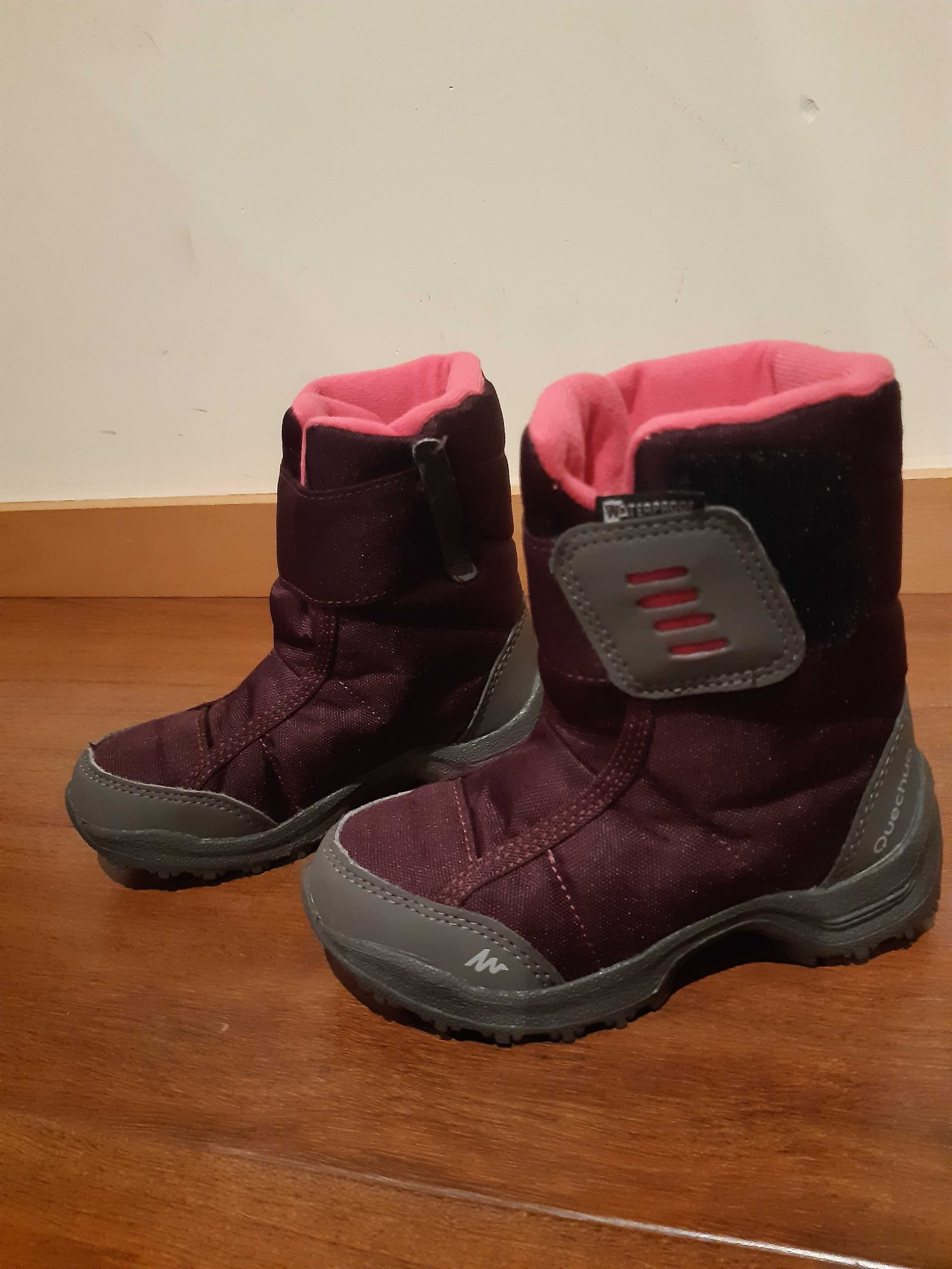 Botas de neve tamanho 27 como Novas