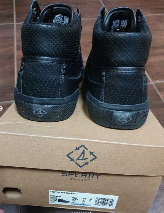 Хай-топ Sperry soletide mid blackout оригінал 43