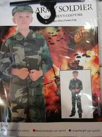 Żołnierz strój kostium przebranie dla dziecka bal