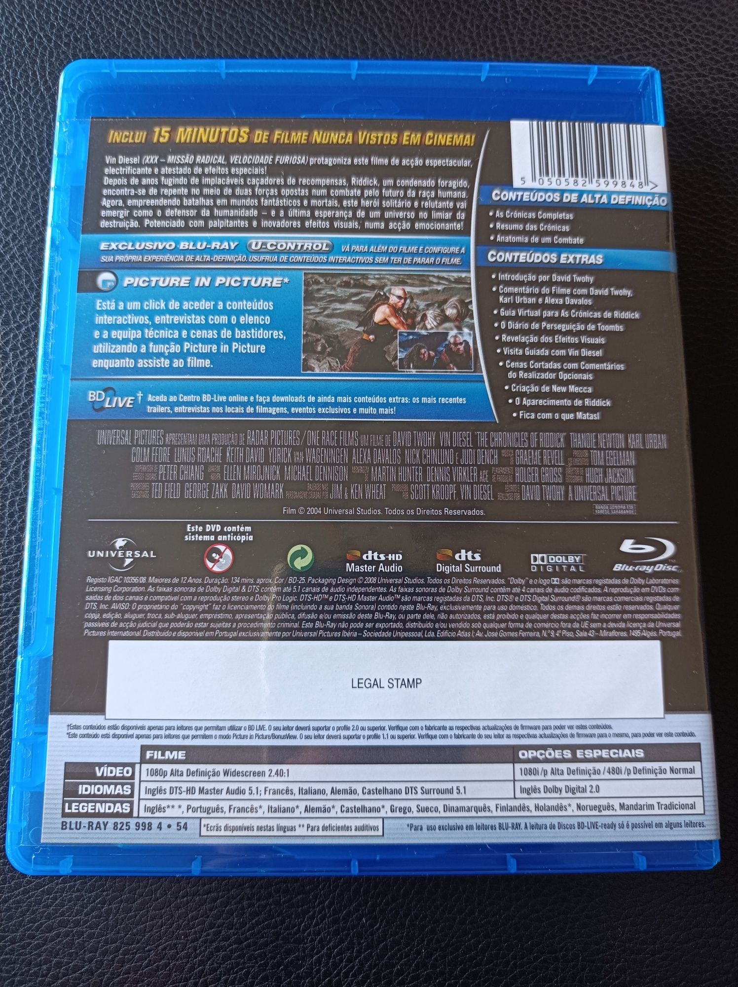 Blu-ray As Crónicas de Riddick