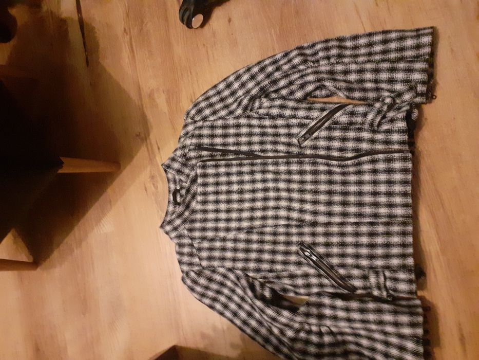 Ramoneska żakiet pepitka topshop tanio