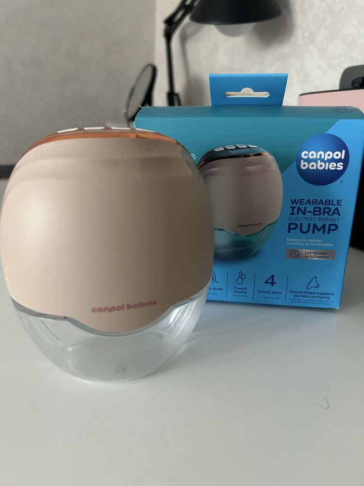 Бездротовий електричний молоковідсмоктувач "Hands-Free" Canpol Babies