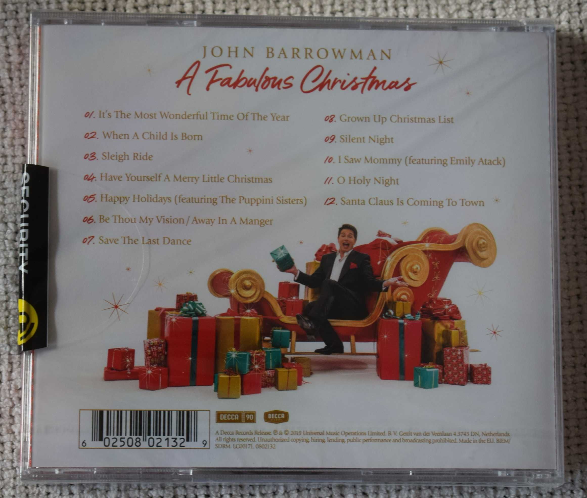 John Barrowman  A Fabolous Christmas CD Nowa w folii
