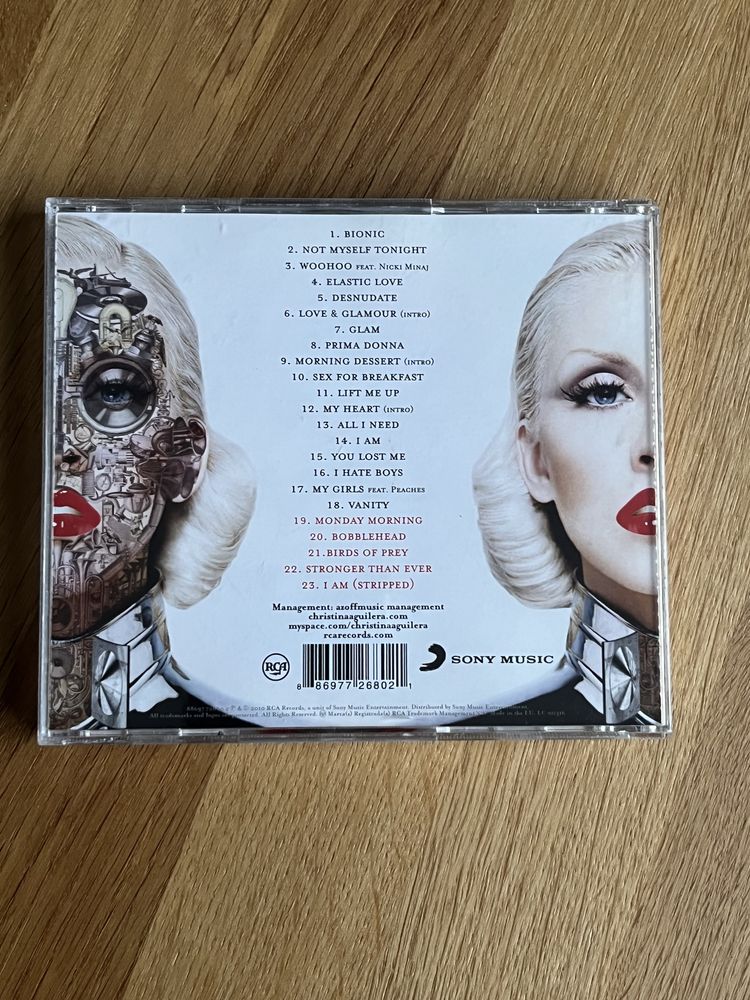 Christina Aguilera Bionic Deluxe Edition CD 3D Cover