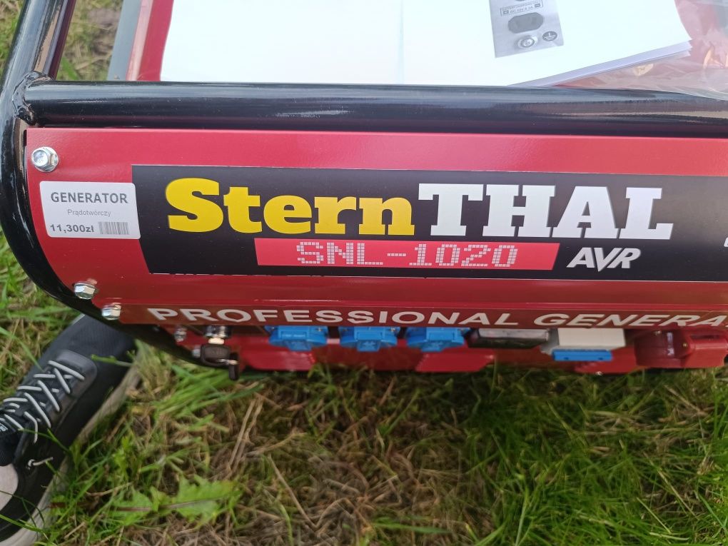 Sprzedam agregat prądotwórczy SternTHAL SNL‑1020 – NOWY, 2024