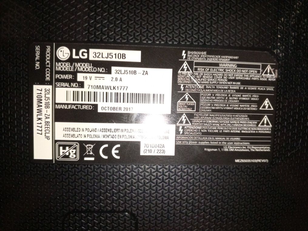 Telewizor Smart TV lg