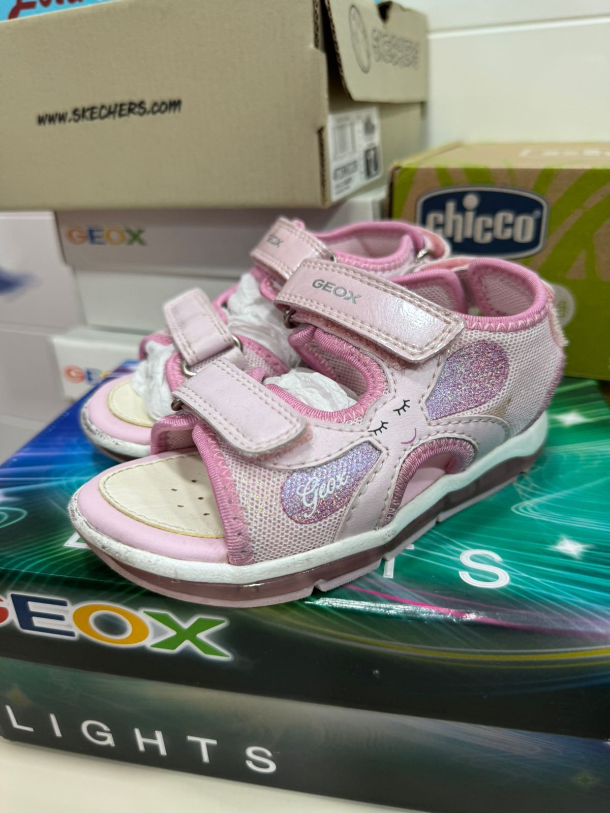 Sandálias Geox lights 24