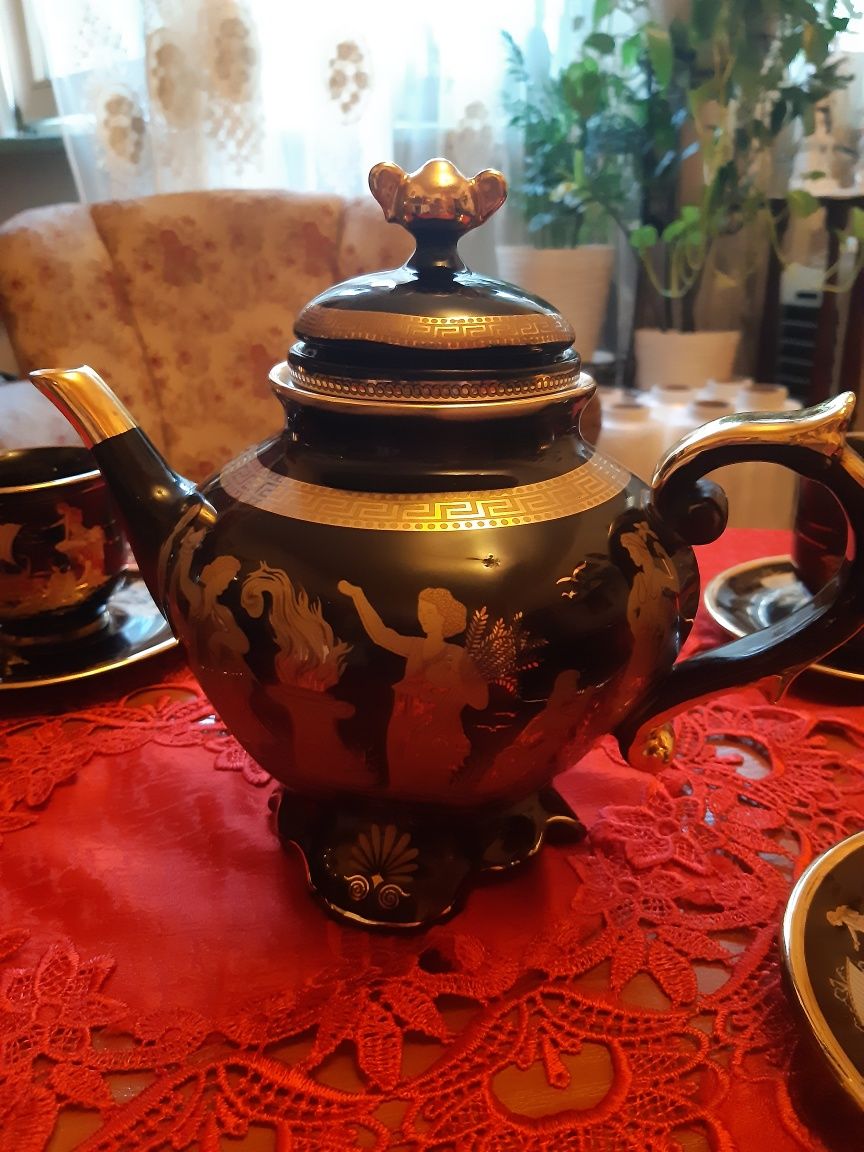 Ręczna grecka porcelana KRATIMENOS 24kzlito