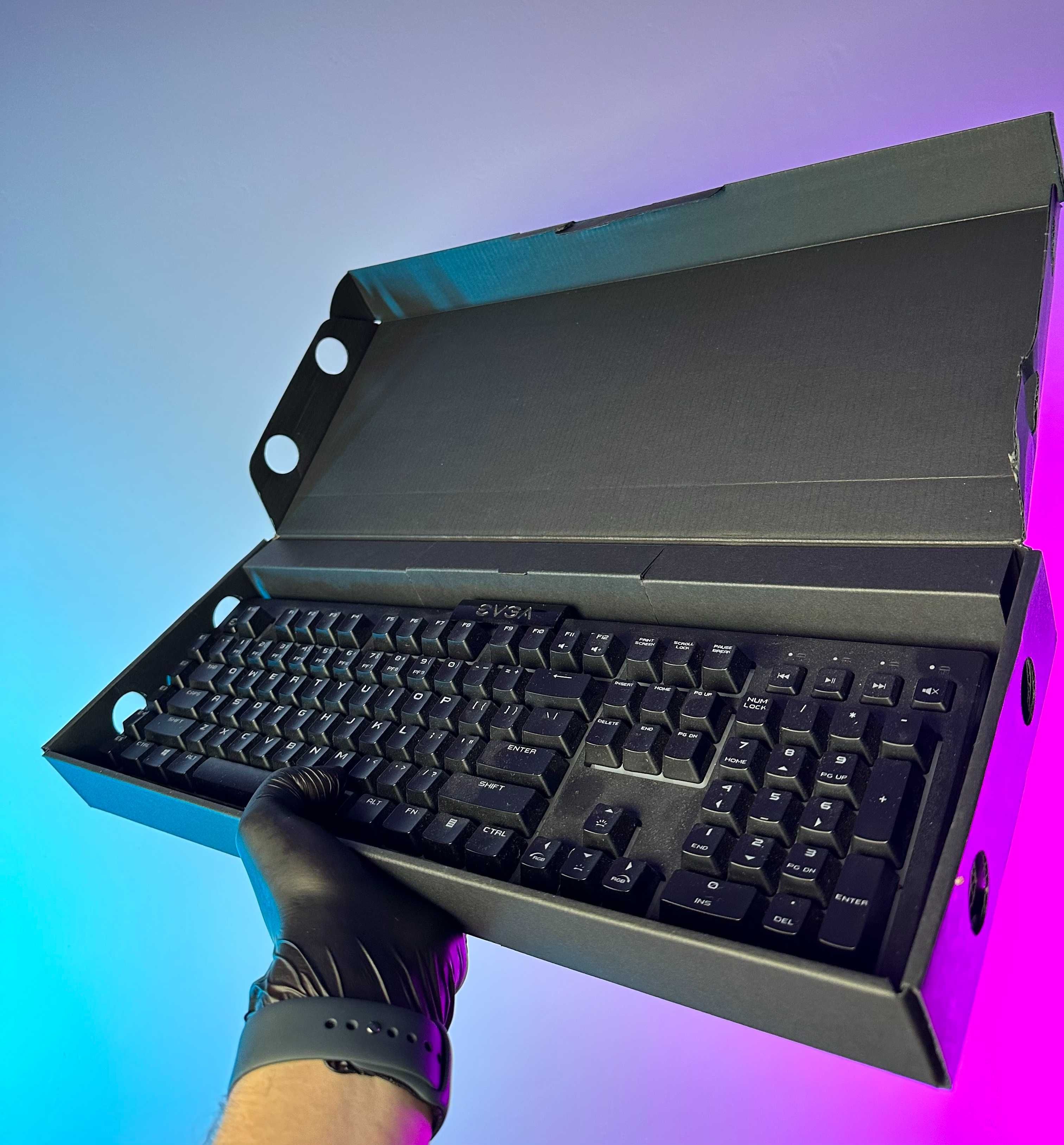 Ігрова Геймерська Клавіатура EVGA Z12 с RGB