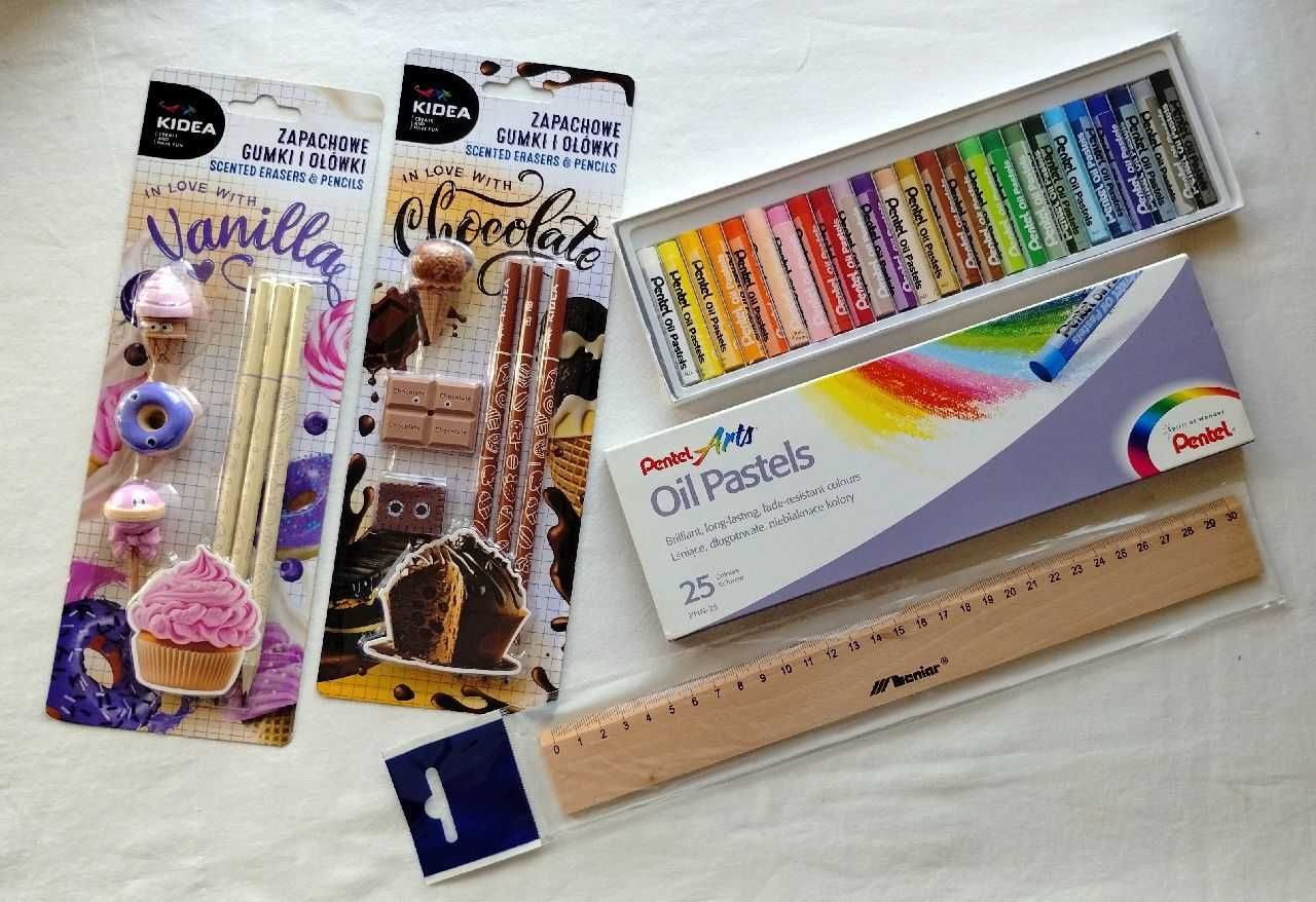 Pastele Pentel 25 sztuk + gratisy