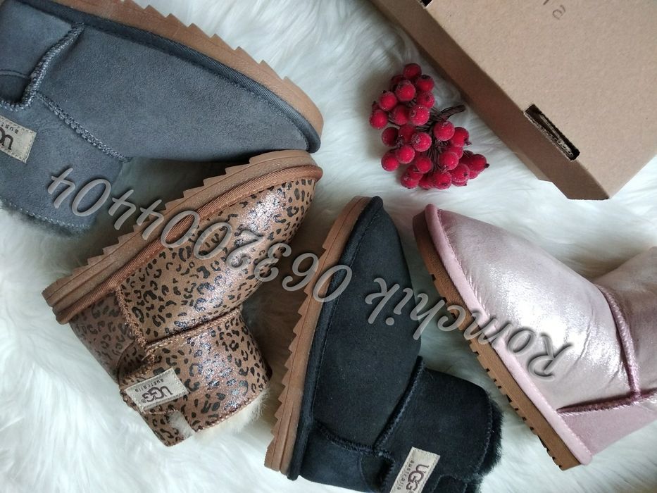 Теплі натуральні повністю овчина уггі уги Ugg Australia 31,32,33,34,35