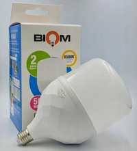 Светодиодные лампы мощные LED Biom E27 6500K 30,40,50Вт гарантия 2 год