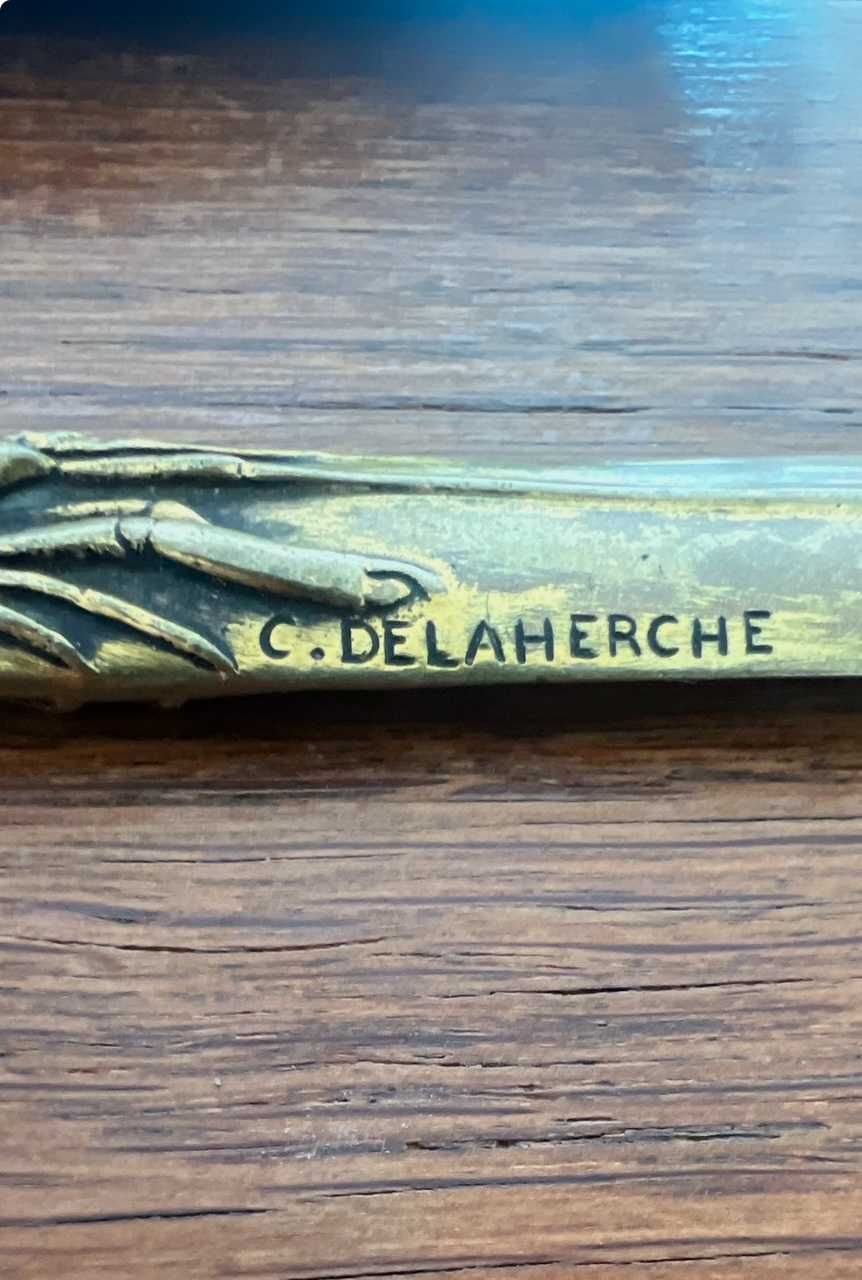 Старовинний колекційний ніж для листів C. DELAHERCHE (XIX–XX ст.)
