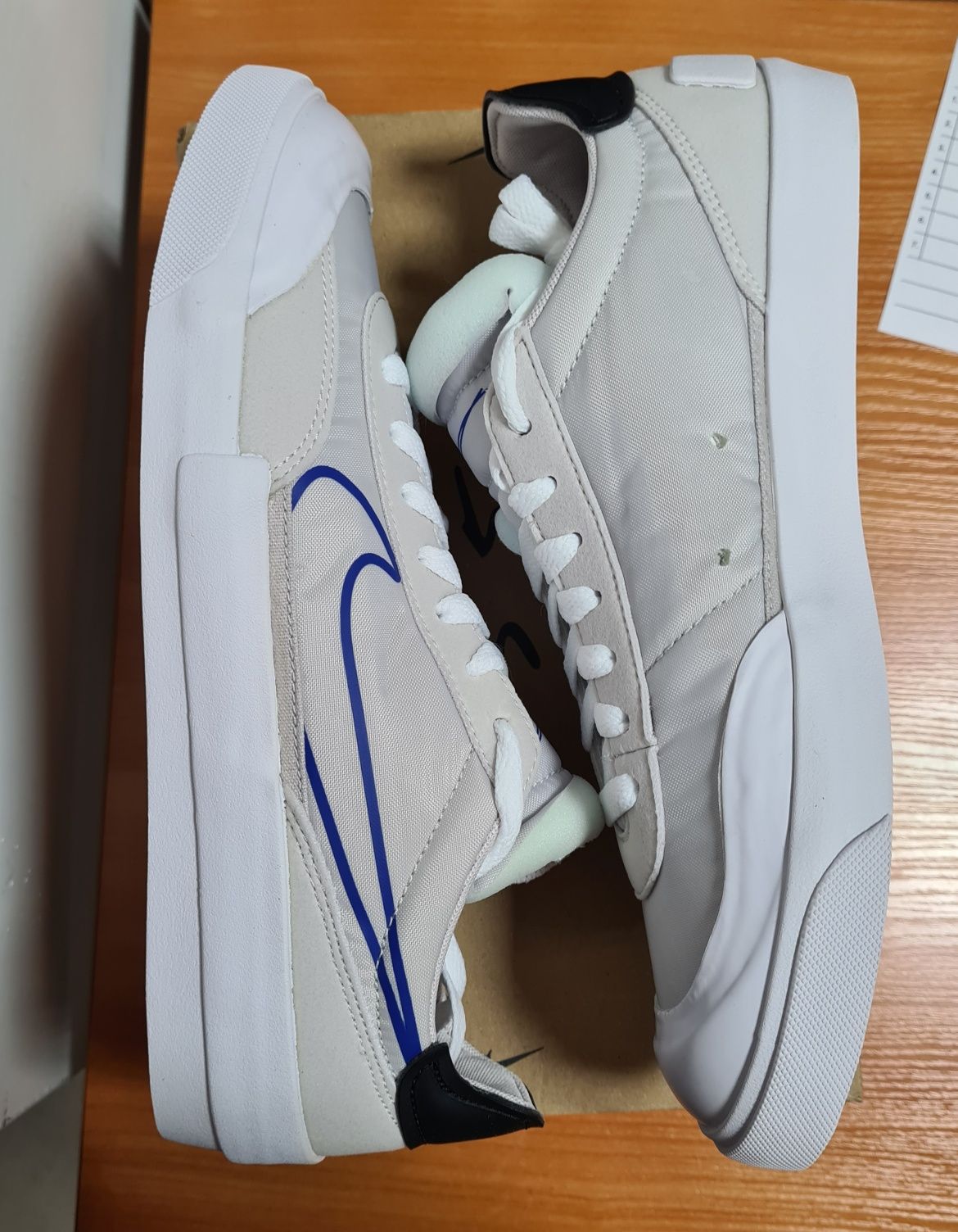 Nowe Nike Drop-Type 40,5 białe trampki sportowe