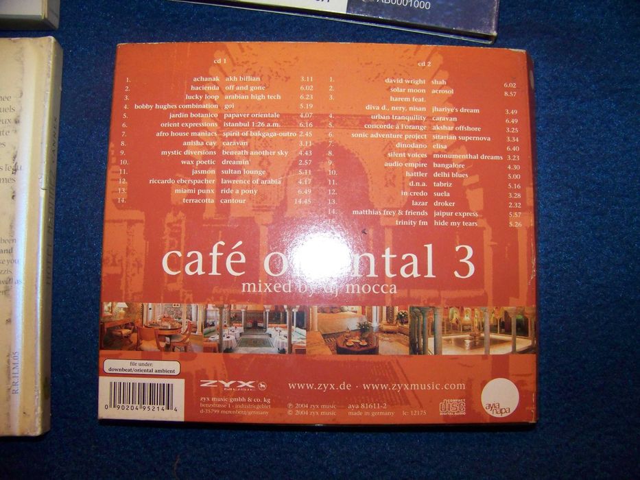 lote 8 cd´s coletâneas - chillout, remixed, café oriental, chill jazz