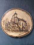Wypalana na drewnie synagoga z Leska