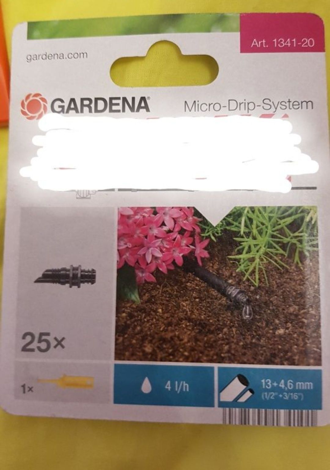 Gardena Micro-Drip System Kroplownik Końcowy 4l/h 25szt 1341-29