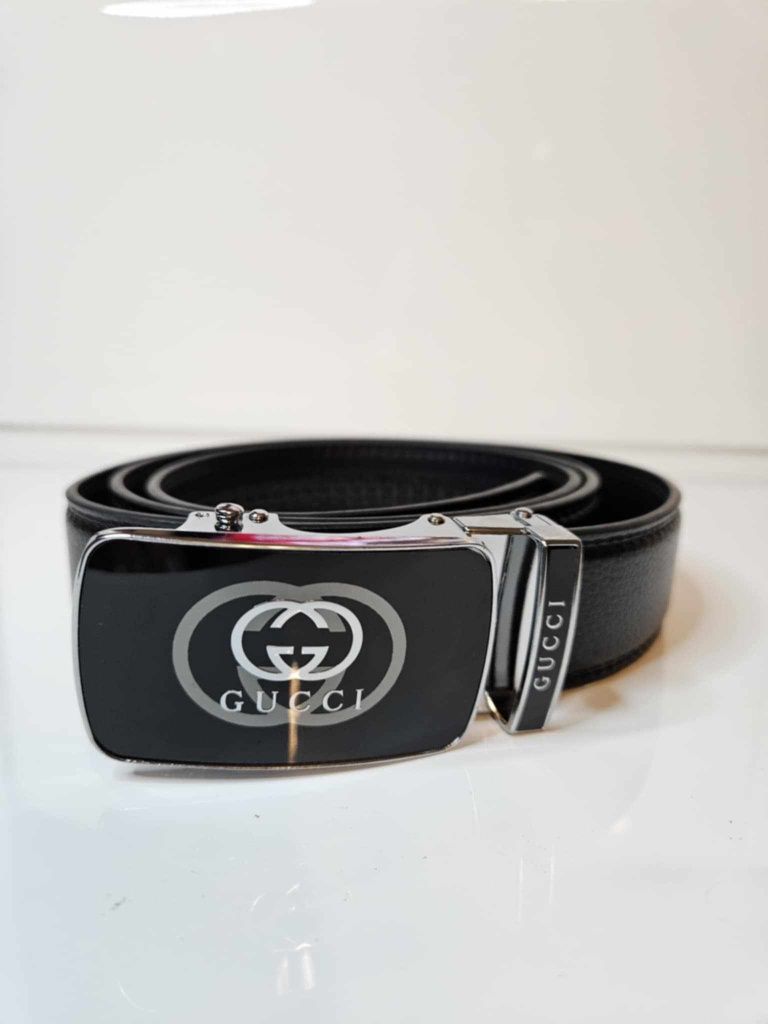 Gucci Pasek Męski czarny