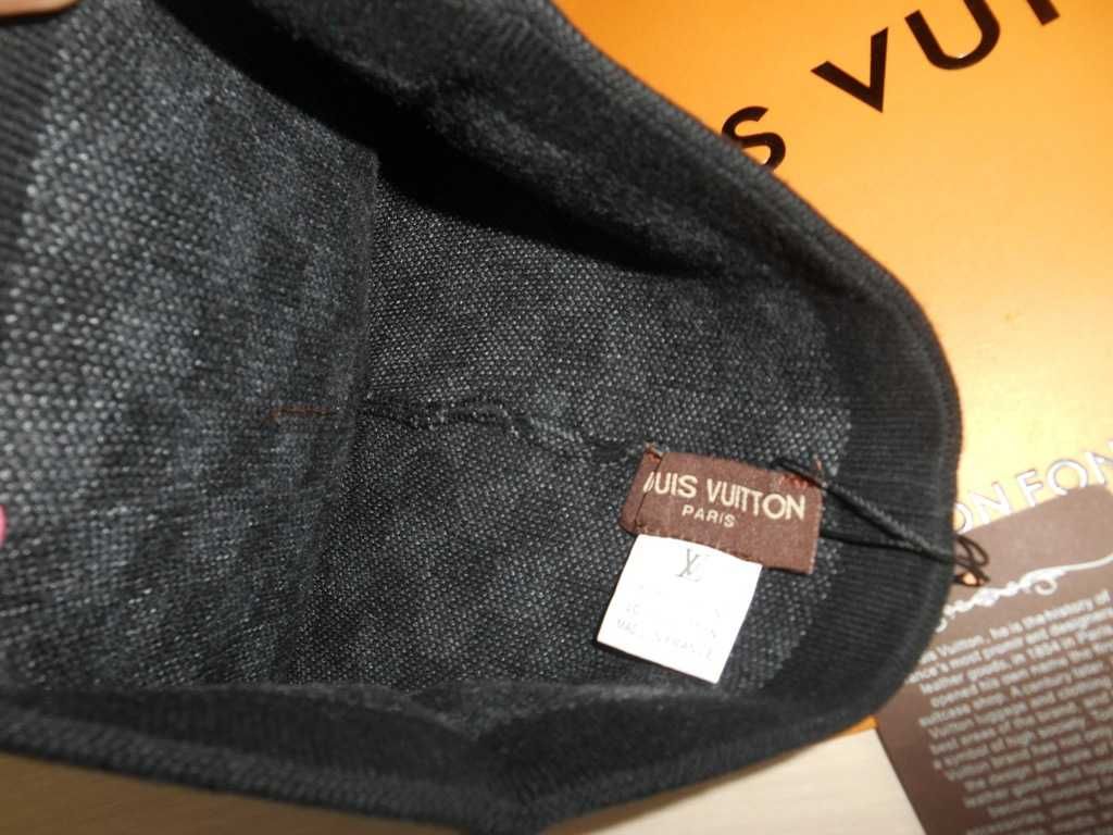 Louis Vuitton Męska ciepła zimowa czapka, Francja  59-32