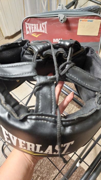 Шолом тренувальний б/в, чорний, Everlast MMA Headgear 7420LXL, р. XL