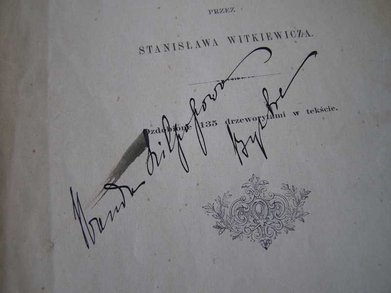 Stanisław Witkiewicz - " Na przełęczy "+ podpis Wanda Lipopowa -Bystre