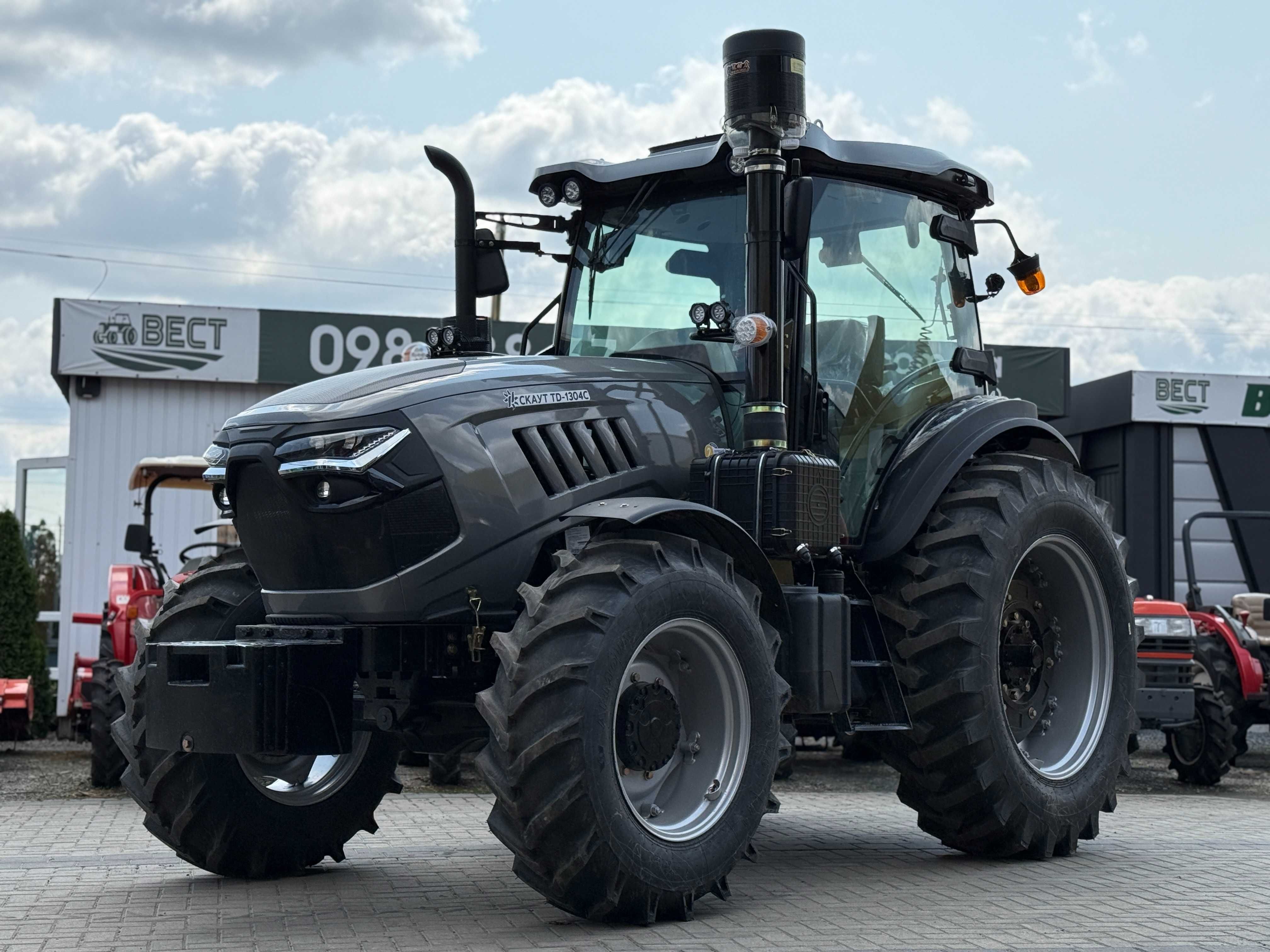 Потужний трактор СКАУТ ТD-1304C!130к.с.!кондиціонер!