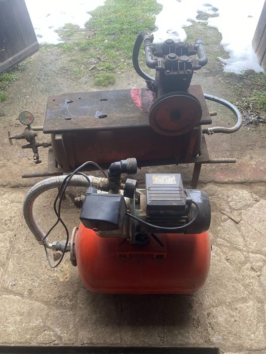 Kompresor z butlą i hydrofor