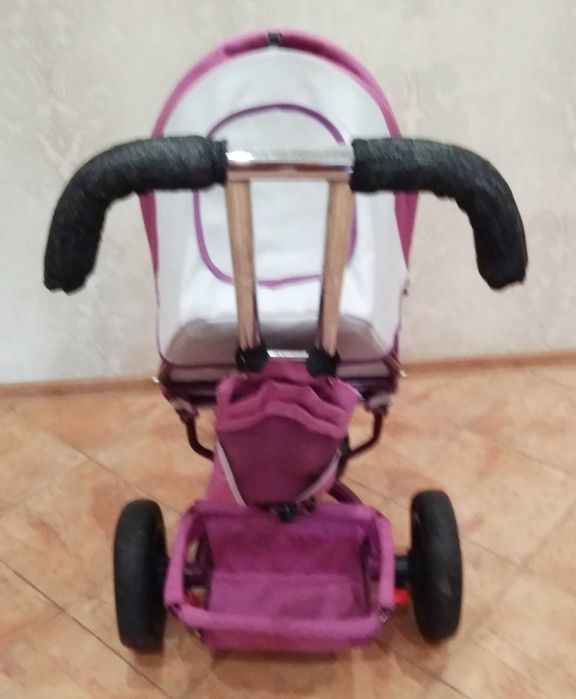 TILL%TRIK Детский трёхколёсный с родительской ручкой Велосипед-Коляска