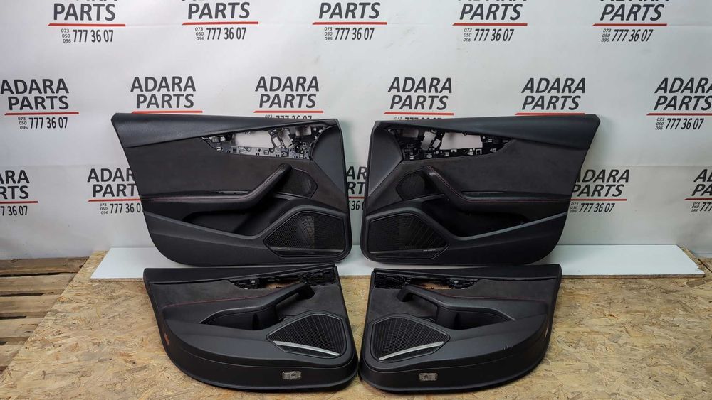 Комплект дверных карта кожа+алькантара Audi A4/S4 B9
