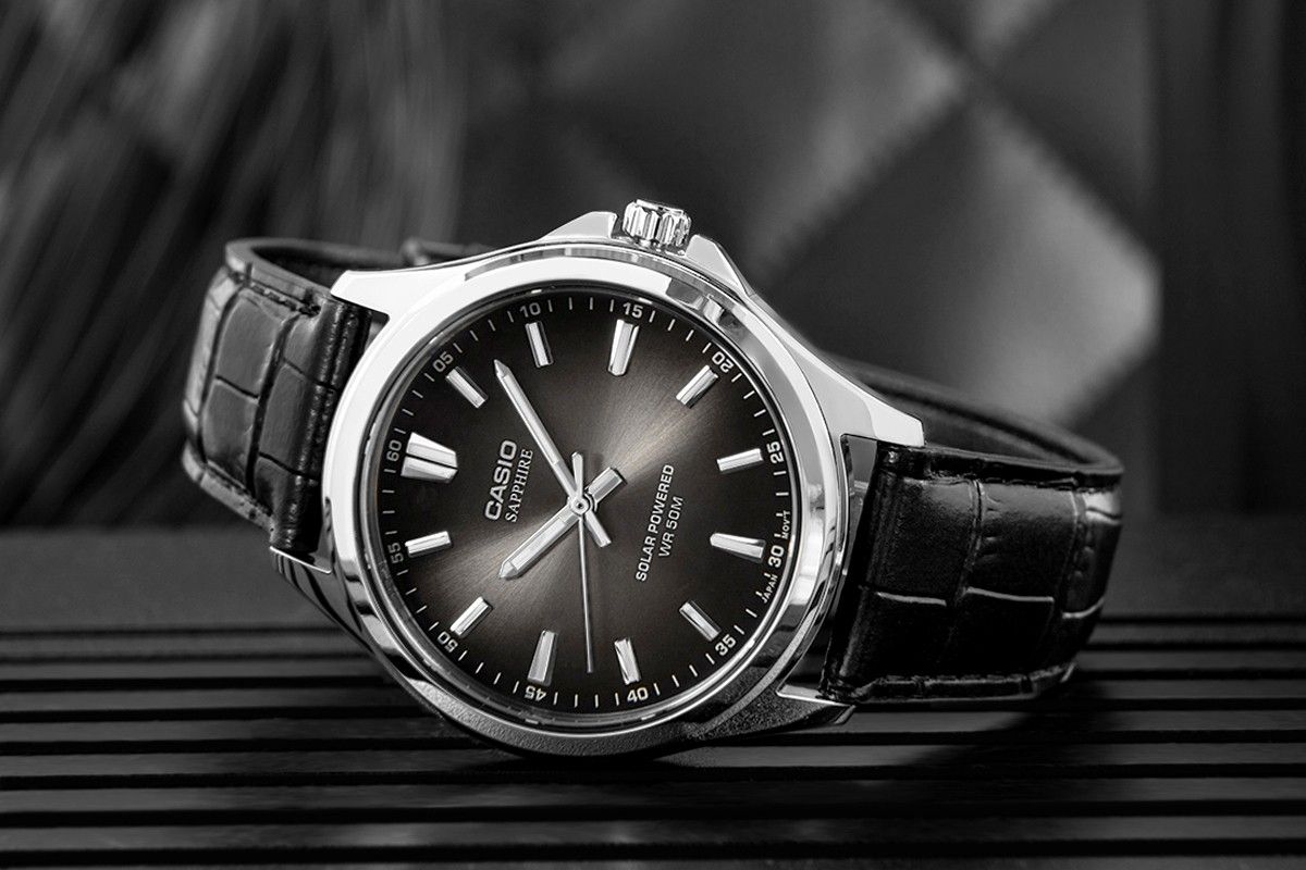 Zegarek Męski CASIO Solar MTP-RS100L-1AVDF + BOX