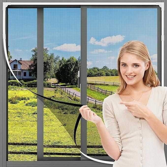 Moskitiera Na Okno Bez Wiercenia i Srub Mozliwosc Przyciecia