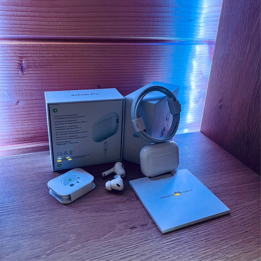 ЧОХОЛ В ПОДАРУНОК / AirPods Pro 2 USB-C / premium / гарантія 14 днів