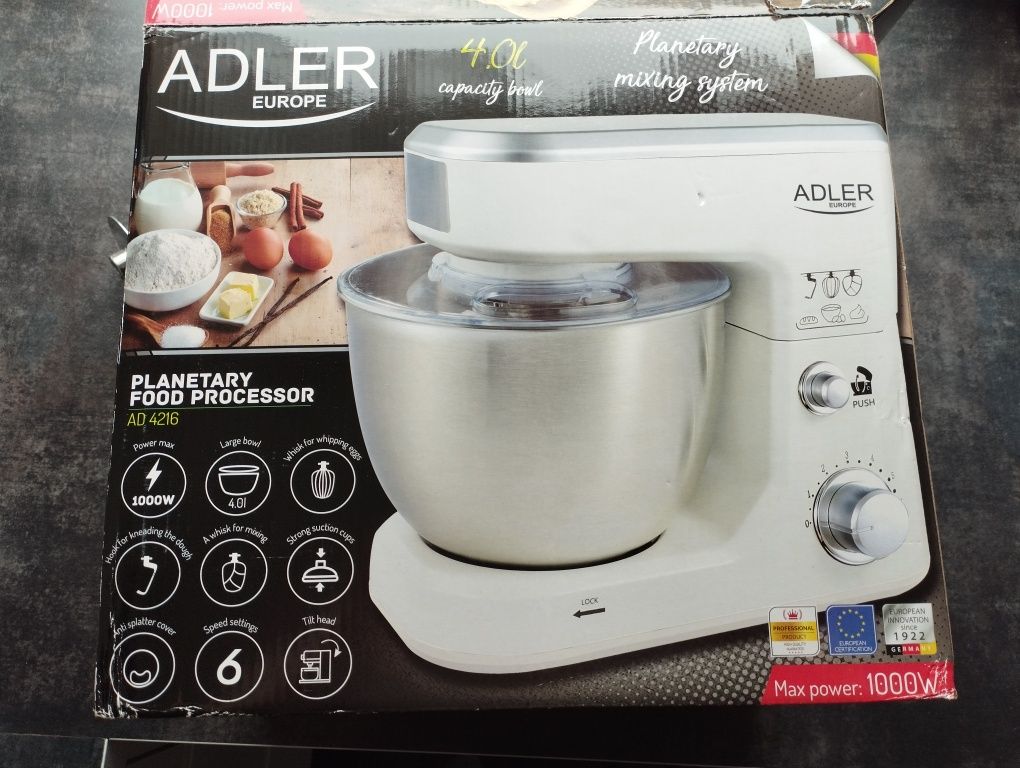 Robot planetarny kuchenny ADLER AD 4216,1000W.