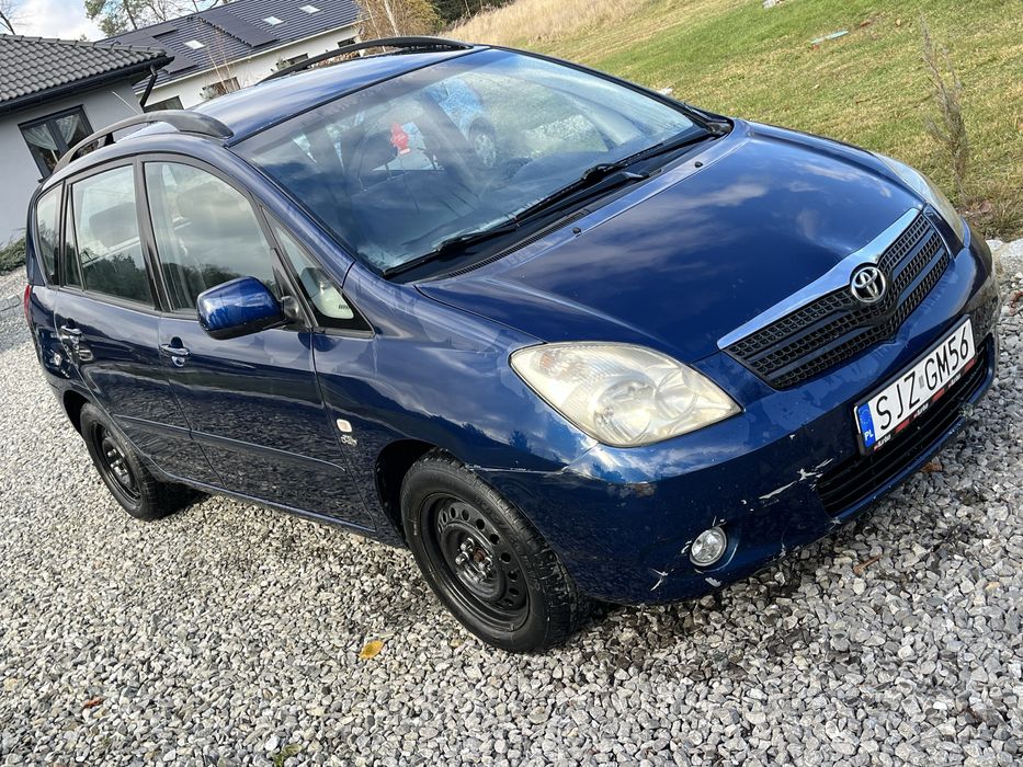 Toyota Corolla verso 2.0 diesel 90 KM d4d 2003r #klima #Zimówki OKAZJA