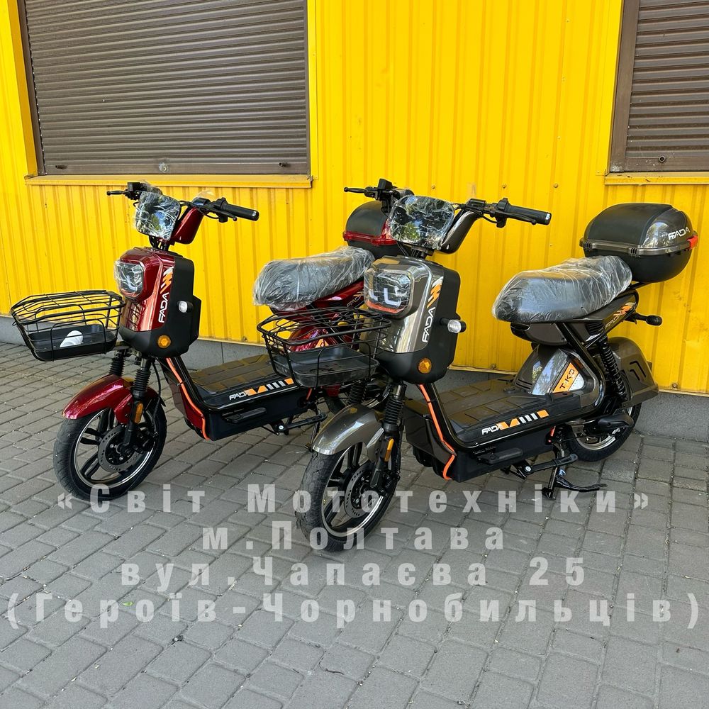 Новий електровелосипед Fada Tiko 800W 60V 25Ah 2025р. електричний
